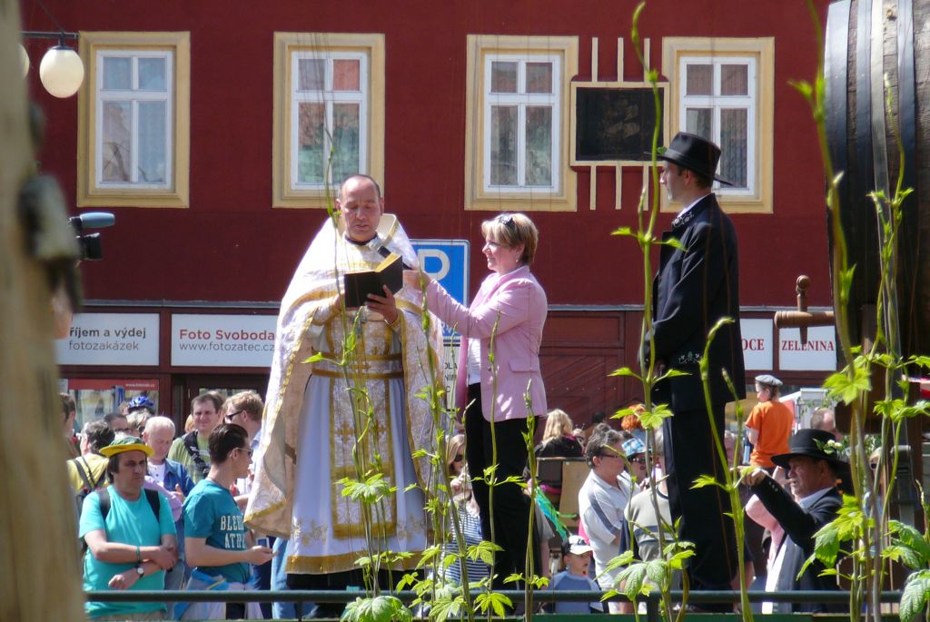 Požehnání letošní úrodě chmele (8. 5. 2015). | Foto: J. Ježek Foto: J. Ježek