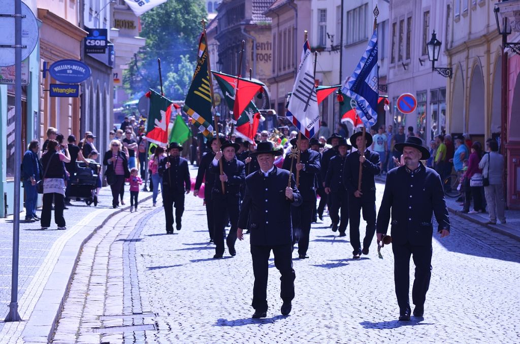 Průvod na Chmelfestu v Žatci (8. 5. 2015). | Foto: M. Brynda Foto: M. Brynda