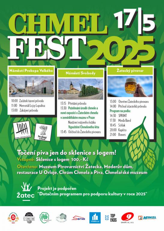 Chmelfest 2025 | Zdroj: https://sedmyschod.com/chmelfest-2025/ Zdroj: https://sedmyschod.com/chmelfest-2025/