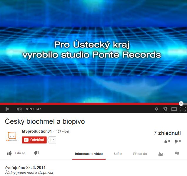 Repro z YouTube.com Zhotovitel reportáže: www.ponterecords.cz