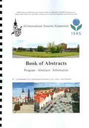 Vydali jsme sborník abstraktů - ISHS 2012