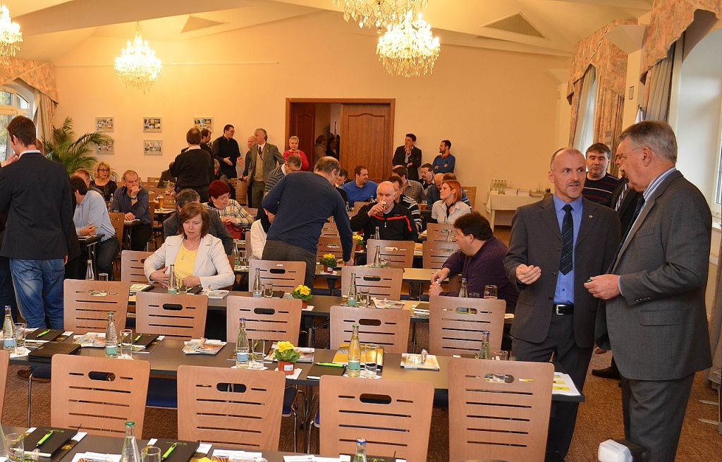 Krátce před zahájením chmelařského kongresu v Senohrabech (27. 1. 2016). | Foto: M. Brynda Foto: M. Brynda