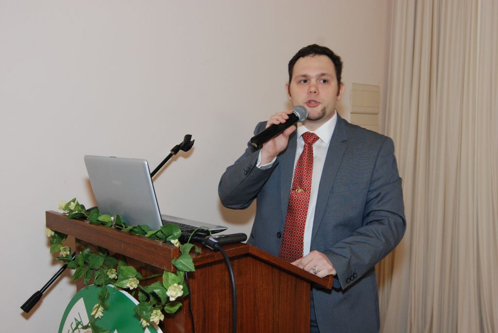 Kongres moderoval Ing. Michal Kovařík, tajemník Svazu pěstitelů chmele ČR (27. 1. 2016). | Foto: M. Vokřál (Agriprint s. r. o.) Foto: M. Vokřál (Agriprint s. r. o.)