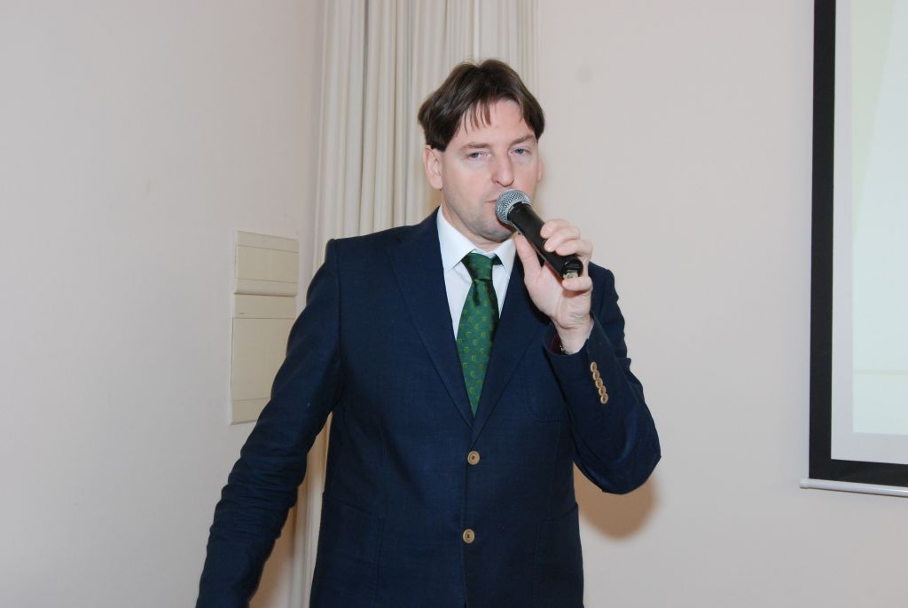 Jednatel CHI, Ing. Josef Patzak, Ph.D., při prezentaci na chmelařském kongresu (Senohraby, 27. 1. 2016). | Foto: M. Vokřál (Agriprint s. r. o.) Foto: M. Vokřál (Agriprint s. r. o.)