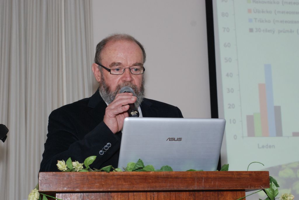 Ing. Luboš Hejda, předseda Svazu pěstitelů chmele ČR, na chmelařském kongresu (Senohraby, 27. 1. 2016). | Foto: M. Vokřál (Agriprint s. r. o.) Foto: M. Vokřál (Agriprint s. r. o.)