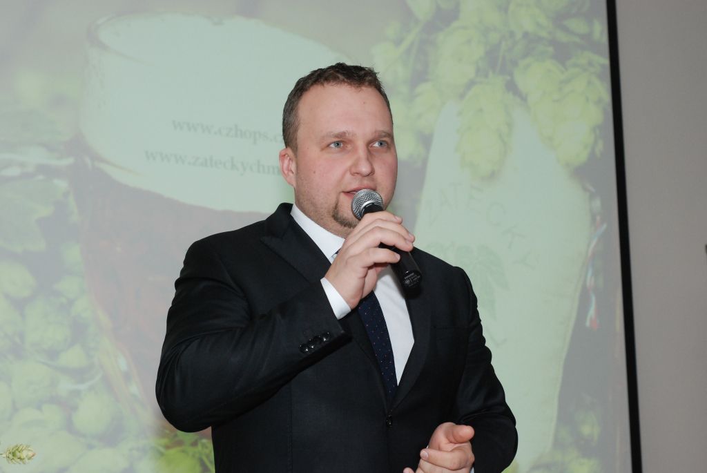 Ministr zemědělství, Ing. Marian Jurečka, na chmelařském kongresu (Senohraby, 27. 1. 2016). | Foto: M. Vokřál (Agriprint s. r. o.) Foto: M. Vokřál (Agriprint s. r. o.)