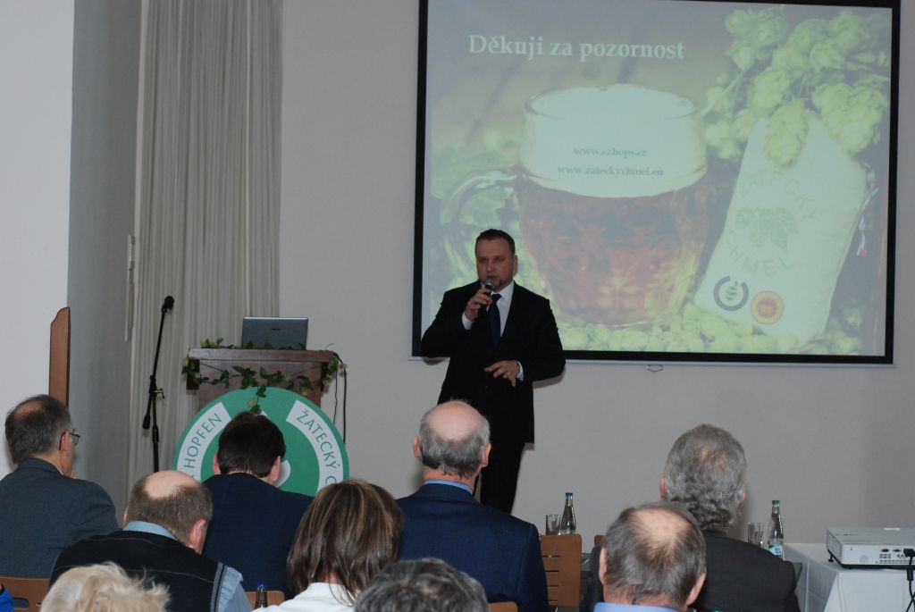 Ministr zemědělství, Ing. Marian Jurečka, na chmelařském kongresu (Senohraby, 27. 1. 2016). | Foto: M. Vokřál (Agriprint s. r. o.) Foto: M. Vokřál (Agriprint s. r. o.)