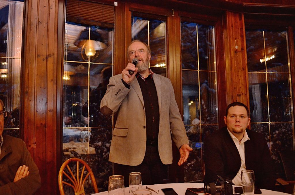 Ing. Luboš HEJDA, předseda Svazu pěstitelů chmele ČR na chmelařském kongresu v Senohrabech (1. 2. 2017). | Foto: M. Brynda Foto: M. Brynda