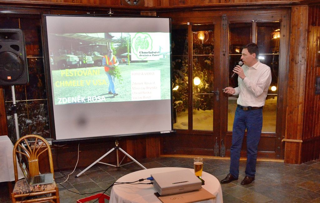 Mgr. Zdeněk ROSA, BA prezentoval služební cestu z USA (Senohraby, 1. 2. 2017). | Foto: M. Brynda Foto: M. Brynda