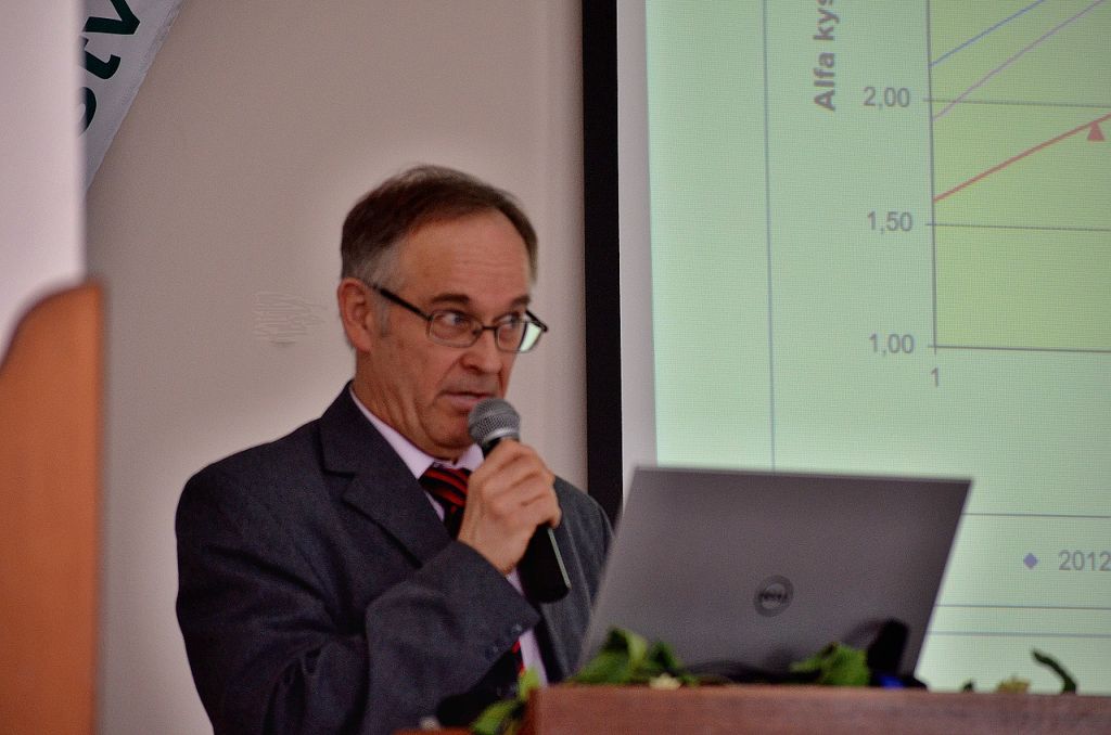 Blok CHI. Ing. Karel Krofta, Ph.D. při prezentaci (Senohraby, 2. 2. 2017). | Foto: M. Brynda Foto: M. Brynda