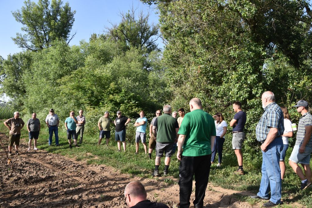 Navazující workshop po řezu ŽPČ a ukázka balíčkové sadby z produkce CHI (Stekník, 26. 6. 2025). | Foto: J. Ježek Foto: J. Ježek